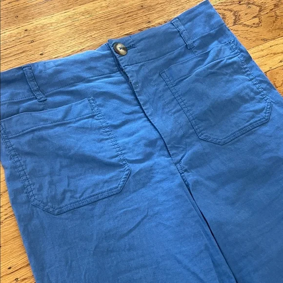 Anthropologie Colette Magic Fabric Cropped Wide-Leg Pants by Maeve - Picture 7 of 8